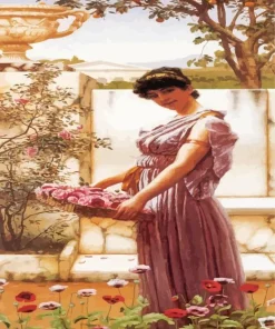 The Flowers Of Venus By John William Godward Diamond Painting