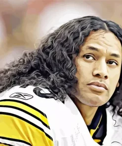 Troy Polamalu Diamond Painting