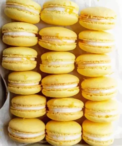 Yellow Lemon Macaron Diamond Painting