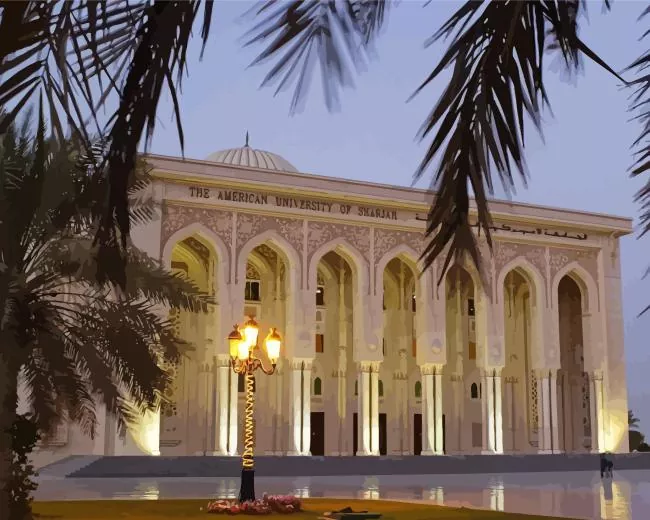 American University of Sharjah Diamond Dotz American University Of Sharjah Diamond Painting
