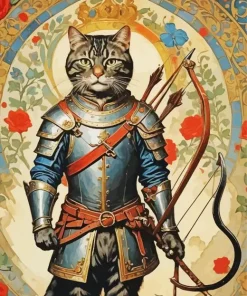Archer Cat Diamond Painting
