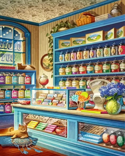 Candy Shop Diamond Paintings Candy Shop Diamond Painting