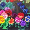 Cartoon Pansies Diamond Painting