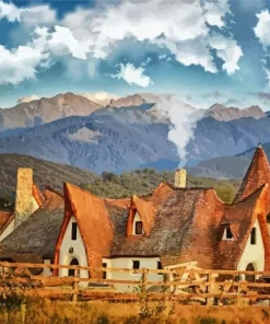 Castelul De Lut Valea Zanelor Diamond Painting