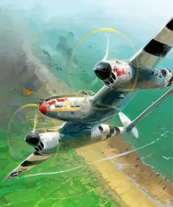 Lockheed P38 Lightning Diamond Painting