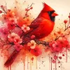 Red Cardinal Art Diamond Painting