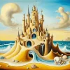 Sand Castle By The Sea Diamond Painting