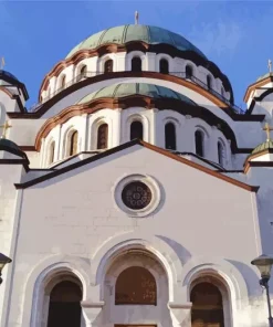 Serbia Saint Sava Temple Diamond Painting