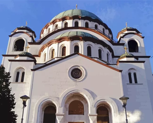 Serbia saint sava temple Diamond Paintings Serbia Saint Sava Temple Diamond Painting