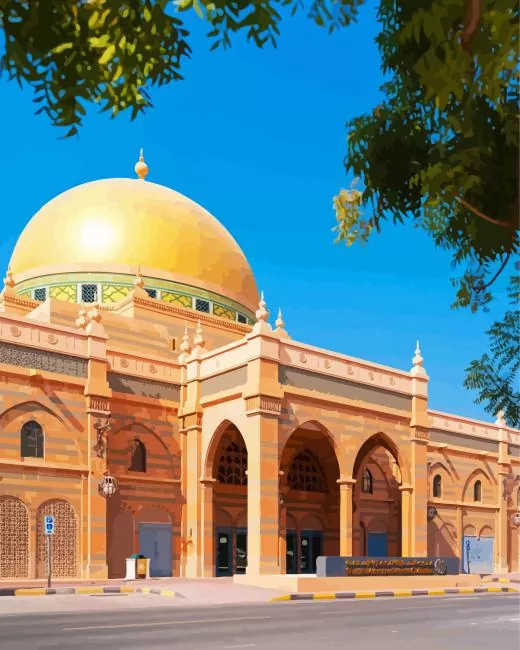 Sharjah Museum UAE Diamond By Numbers Sharjah Museum UAE Diamond Painting