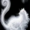 Smoke Cat Diamond Painting