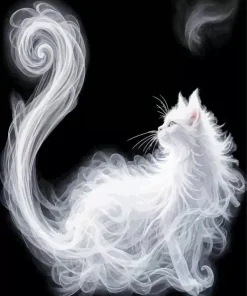 Smoke Cat Diamond Painting