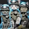 The Army Cats Diamond Painting