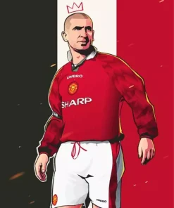The Football Player Eric Cantona Diamond Painting