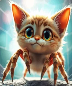 The Spider Cat Diamond Painting