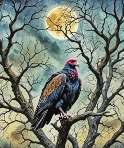Turkey Vulture Diamond Painting