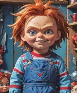 Aesthetic Chucky Doll Art Diamond Painting