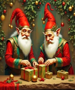 Aesthetic Elves Gnomes Diamond Painting