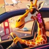 Aesthetic Giraffe Car Art Diamond Painting
