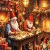 Aesthetic Gnomes Christmas Art Diamond Painting