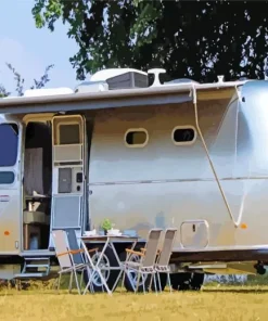 Airstream Camper Diamond Painting