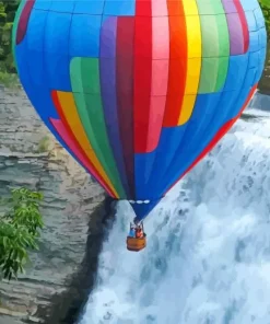Balloons Over Niagara Falls Diamond Painting