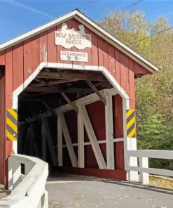 Baltimore Covered Bridge Diamond Painting