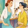 Beauty Salon Illustration Diamond Painting