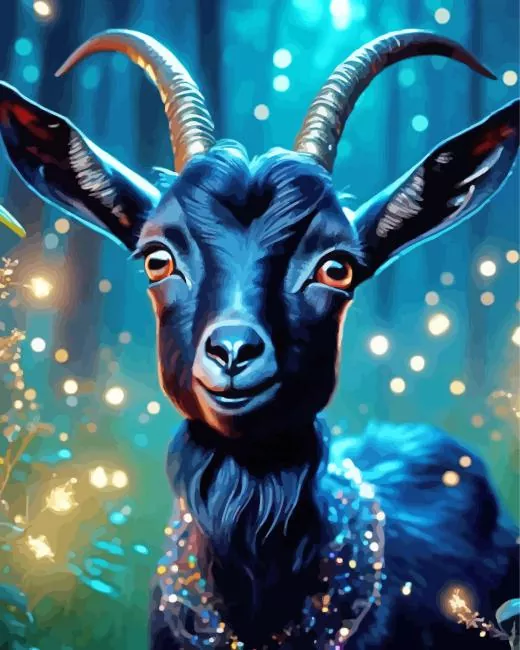 black goat Diamond Paintings Black Goat Diamond Painting