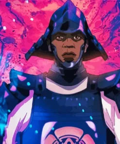 Black Samurai Art Diamond Painting
