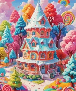 Candy House Diamond Painting