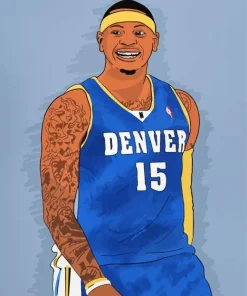 Carmelo Anthony Art Diamond Painting