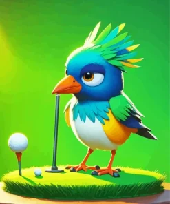Cartoon Bird Diamond Painting