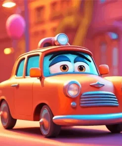 Cartoon Car Diamond Painting
