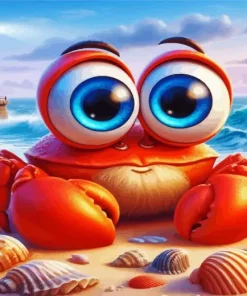Cartoon Crab Diamond Painting