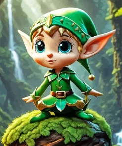 Cartoon Cute Elf Diamond Painting
