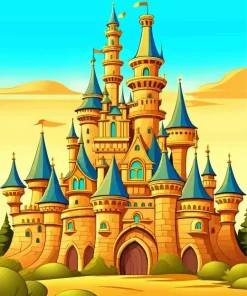 Cartoon Disney Castle Diamond Painting