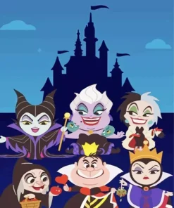 Cartoon Disney Witches Diamond Painting