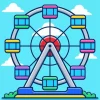 Cartoon Ferris Wheel Diamond Painting
