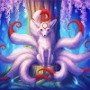 Cartoon Nine Tailed Fox Diamond Painting