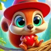 Cartoon Squirrel With Big Eyes Diamond Painting