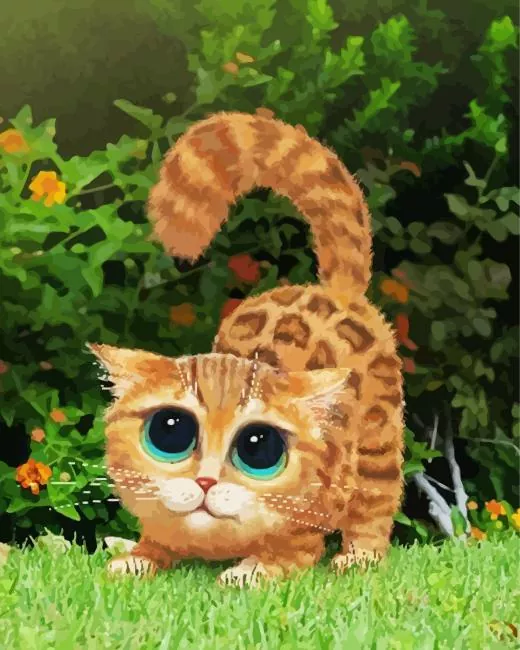 cat with big eyes Diamond Paintings Cat With Big Eyes Diamond Painting