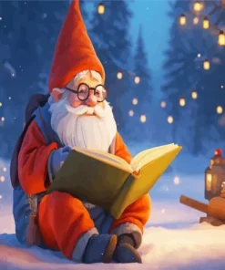 Christmas Gnome Diamond Painting