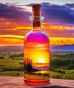 Cool Glass Bottle Diamond Painting
