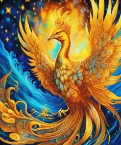 Cool Golden Phe Art Diamond Painting