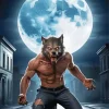 Cool Scary Werewolf Art Diamond Painting