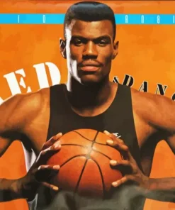 David Robinson Basketball Player Diamond Painting
