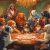 Dogs Playing Cards Diamond Painting