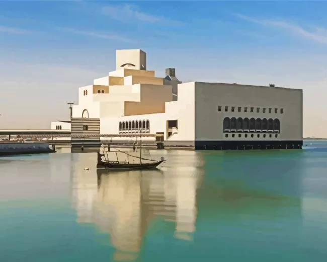 doha museum of islamic art Diamond Paintings Doha Museum Of Islamic Art Diamond Painting