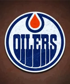 Edmonton Oilers Logo Diamond Painting